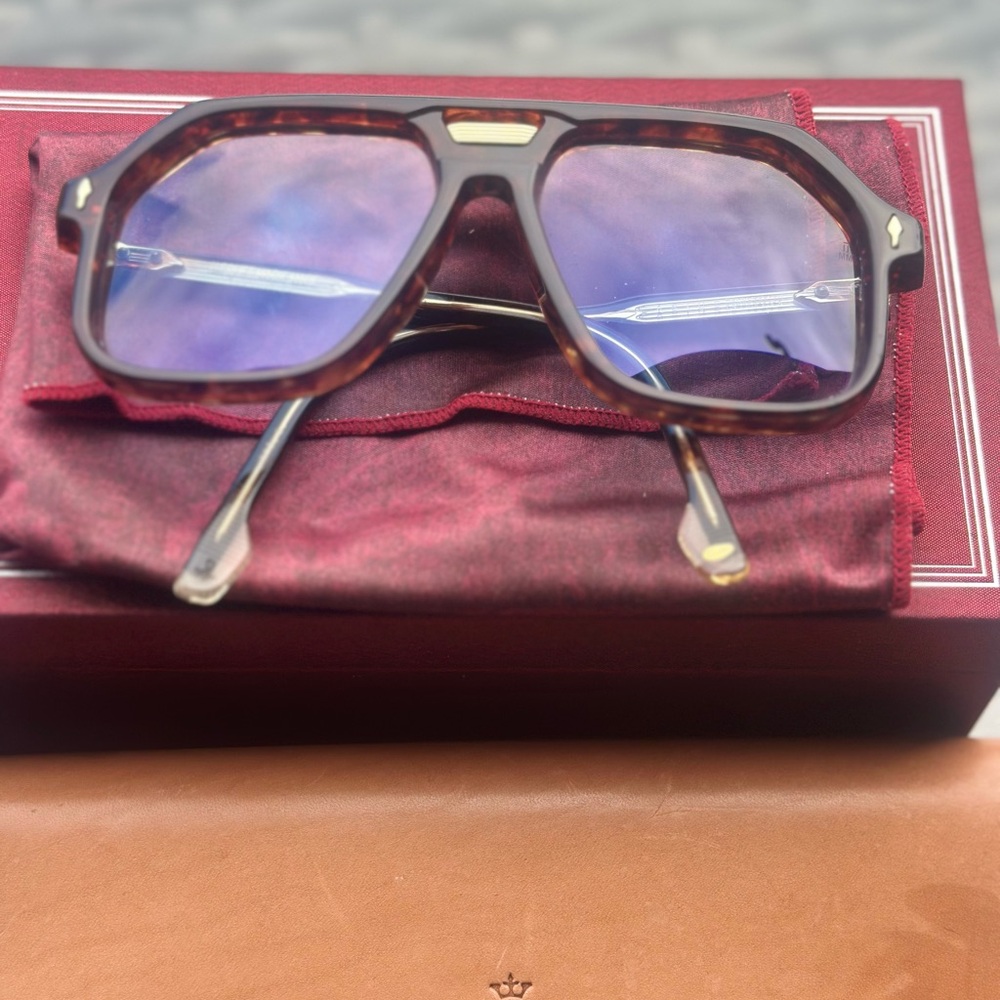 Navigator sunglass made from Japanese acetate - Picture 9 of 16